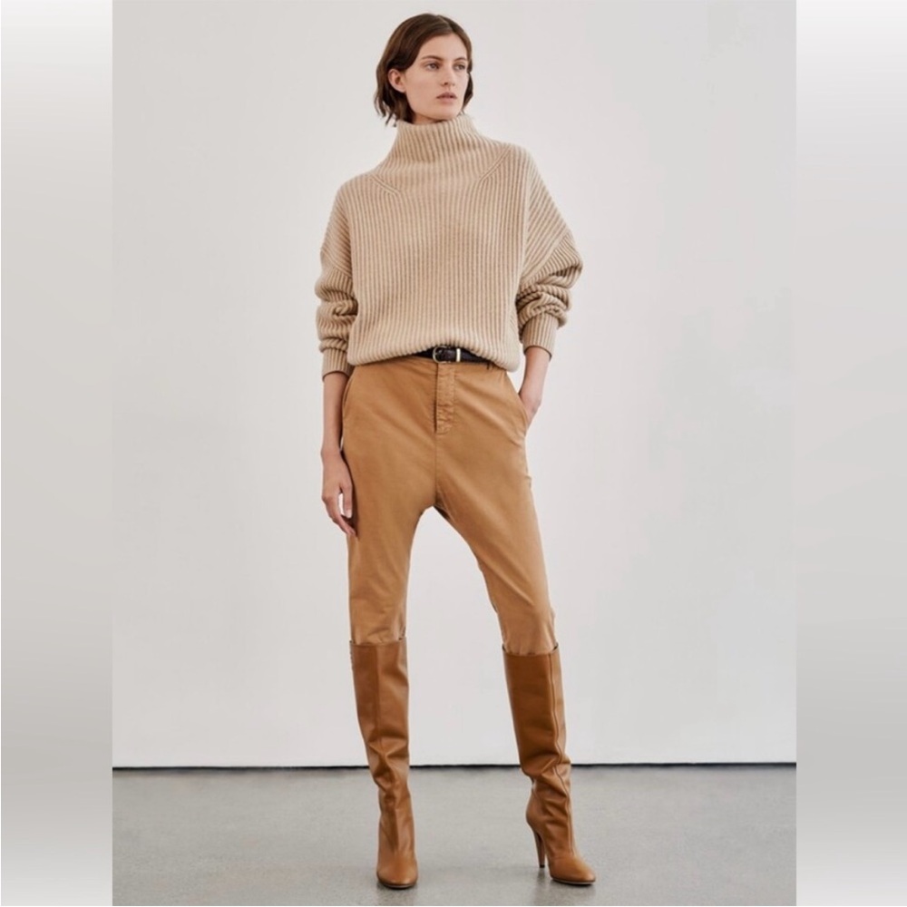 Nili Lotan camel Paris pants size 2